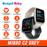 MiBro C2 Grey | Smartwatch | 1.69" Full HD Color | 20 Sports Mode | Stress Monitoring | Heart Rate Monitoring | 2 ATM Waterproof