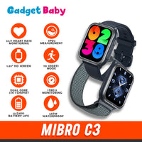 MiBro C3 | Smartwatch | 1.83" Full HD Screen | 70 Sports Mode | Dual Core 2 in 1 Chipset | Stress Monitoring | 2ATM Waterproof