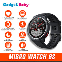 MiBro Watch GS | Smartwatch 1.43" HD Amoled Screen | GPS | 70 Sports Mode | 5 ATM Waterproof | Sleep monitoring