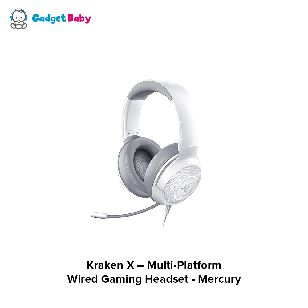 Razer Kraken X Multi Platform Wired Gaming Headset Mercury Gadgetbabyph